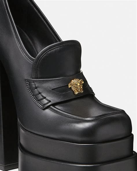 versace aevitas platform loafers